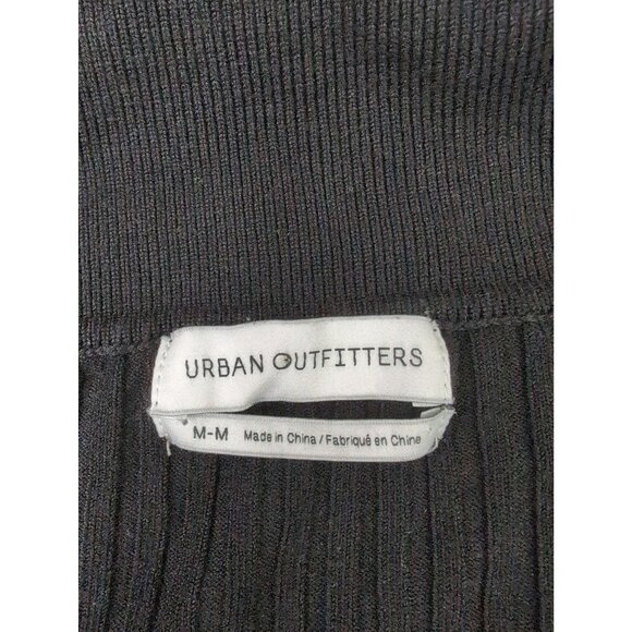 Urban Outfitters Polo Mini Dress Womens M Black Preppy Dark Academia Minimalist - Picture 6 of 12